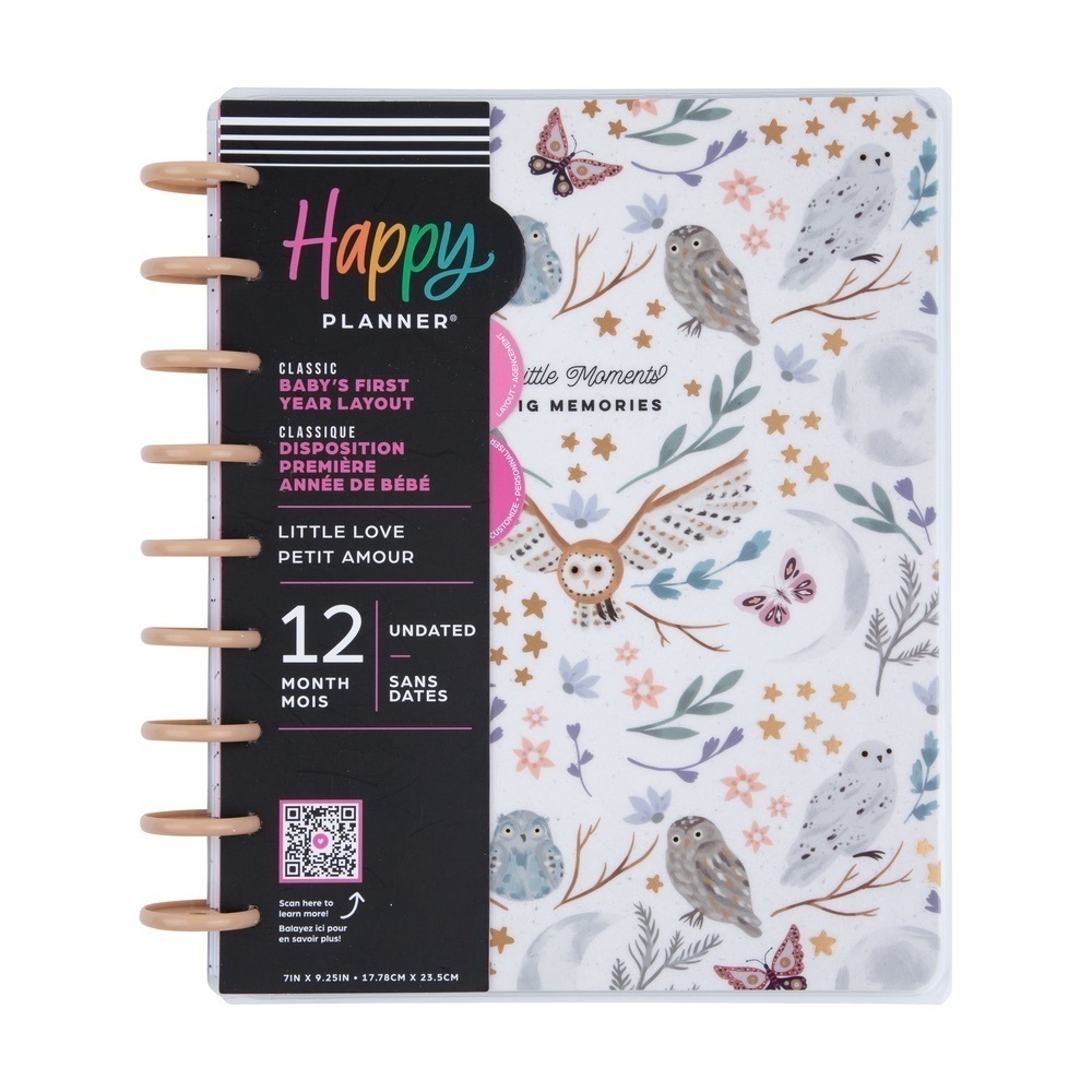 Happy Planner | Undated Little Love Baby CLASSIC BABY'S FIRST YEAR LAYOUT